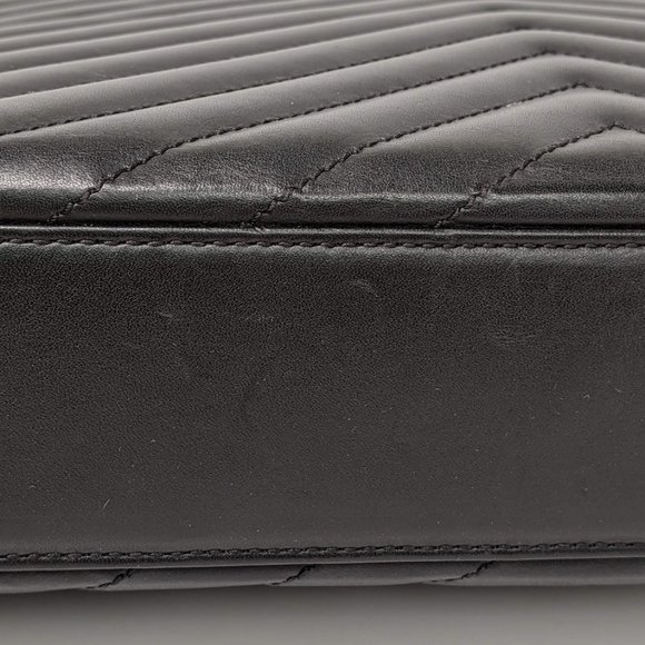 SOLD Saint Laurent Monogram Large Black Bag - Picture 7 of 10